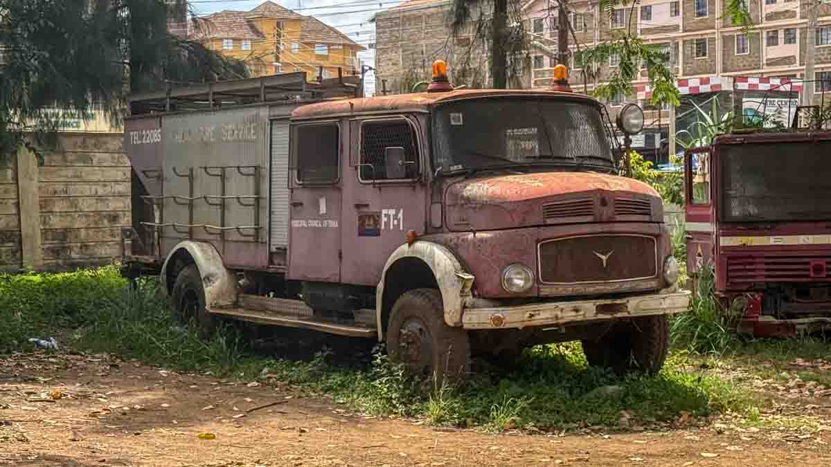 Foto van lokale brandweerpost.