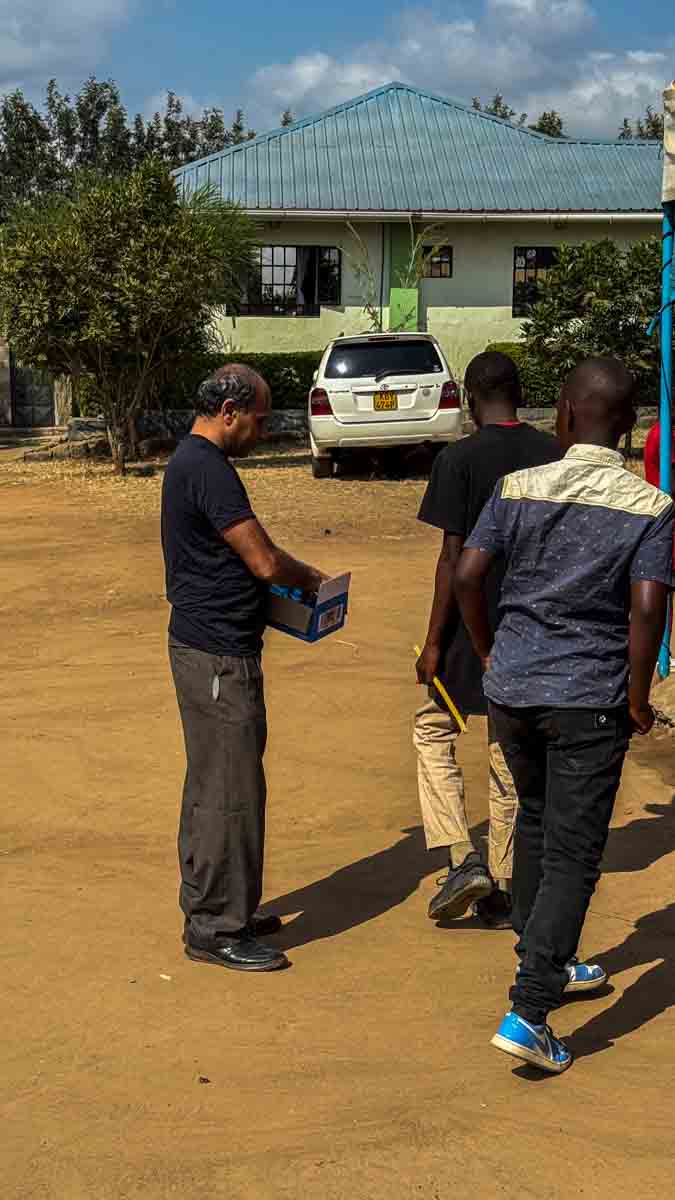 Eten en een traktatie voor de kinderen